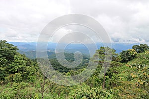 View from Doi Kiew Lom View Point in Mae Hong Son Province