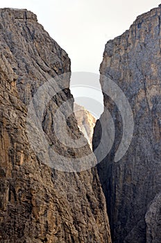 View of the Dolomites protected by UNESCO photo