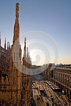 View from Dome of Milan