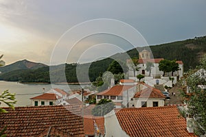 View of Dornes village, Ferreira do Zezere, Portugal. photo