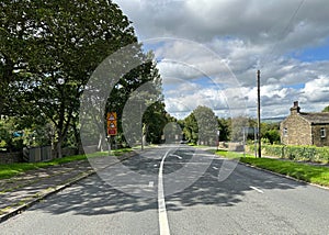 Cottingley Cliffe Road near, Bingley, Yorkshire, UK