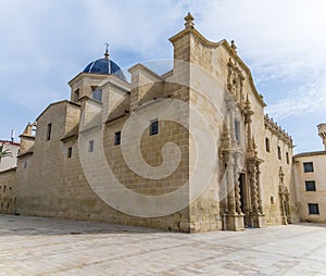 A view down the side of the Santa Faz Monastery on the outskirts of Alicante photo