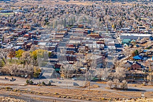 Elevated View of Salida, Colorado photo