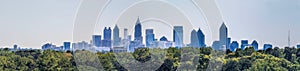 A view of the downtown Atlanta skyline from Buckhead