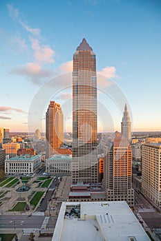 View of downtown Cleveland