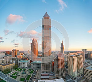 View of downtown Cleveland