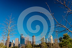 A view of downtown Houston