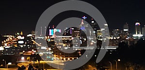 View of downtown Kansas City from Penn Valley Park