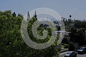 View of Downtown Los Angeles from East Hollywood