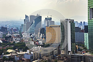 A view of downtown Mexico City, Mexico