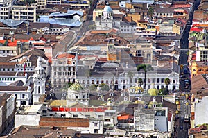 View of downtown Quito