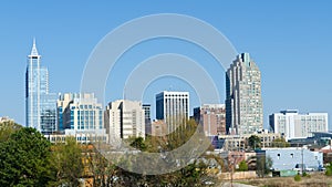 View on downtown Raleigh, North Carolina. USA.