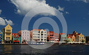 View of downtown Willemstad, Curacao Netherlands Antilles