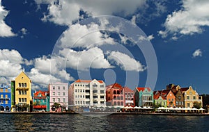 View of downtown Willemstad, Curacao Netherlands Antilles