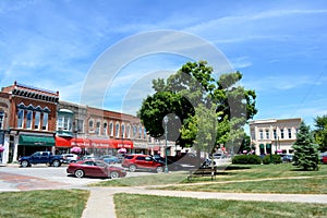 View of downtown Winterset Iowa