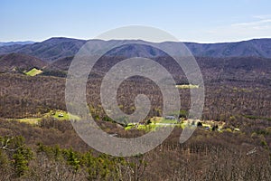 View from the Dragon's Tooth near Blacksburg, Virginia