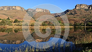 View of the Drakensberg mountains - South Africa