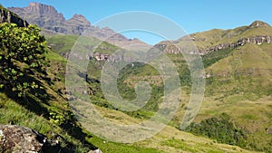 View of the Drakensberg mountains - South Africa