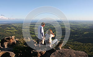 View from drawing rooms lookout. Australia.