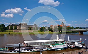 View in Dresden Germany