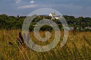 View of Drohiczyn Cathedral from Buzyska behind the Bug river