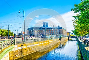 View of the Drottningtorget square in the swedish city Goteborg...IMAGE