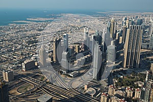 View on Dubai downtown, United Arab Emirates