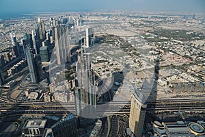 View on Dubai downtown, United Arab Emirates