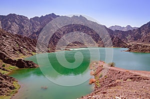 View in Dubai hatta dam