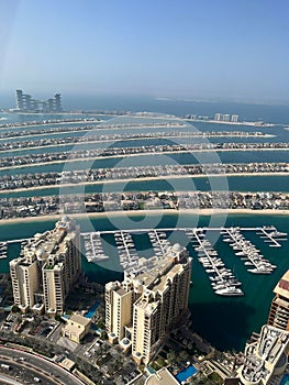 View of the Dubai islands