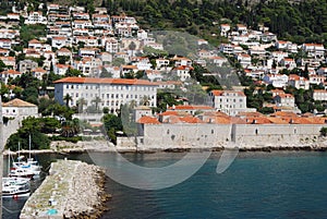 View of Dubrovnik city