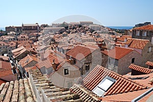 View of Dubrovnik city