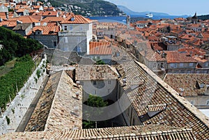 View of Dubrovnik city