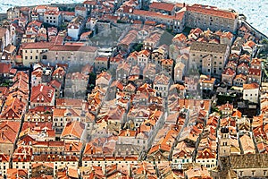 View of Dubrovnik from Mount Sdr photo