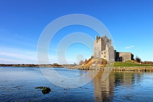 View of the Dunguaire Castle in Kinvara, Ireland. photo
