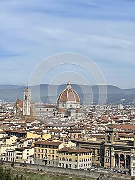 View of the Duomo and Florence Cathedral