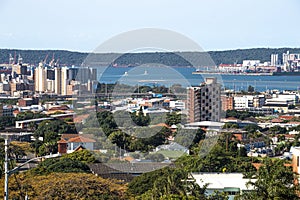 View of Durban Harbour as seen from the Berea