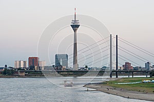 View of Dusseldorf in Germany photo