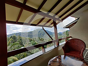 View from Earl`s Regent Hotel at Kandy, Sri Lanka