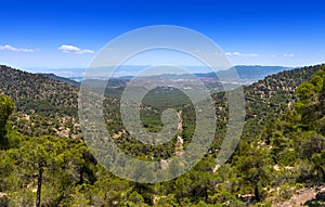 View east from Sierra Espun photo