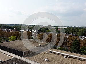 View of Ede-Wageningen, beautiful city in the Netherlands with an important university campus