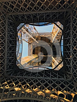 A view of the Eifel Tower in Paris