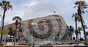 View of El Morro, Arica, Chile