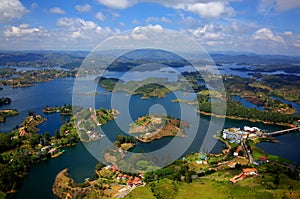 The view from El Penon de Guatape photo