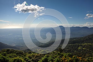 View of El Salvador from Cerro Verde National Park photo