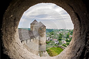 View from the embrasure of a tower photo