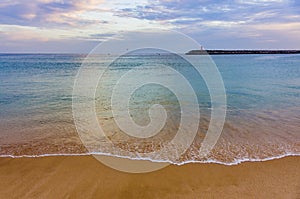 Empty Sesimbra Beach photo