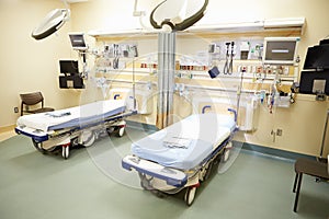 View Of Empty Emergency Room