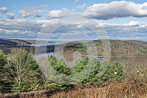 a view from the enfield look out  of the quabbin photo