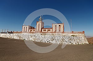 View of Entallada Lighthouse, Fuerteventura, Spain